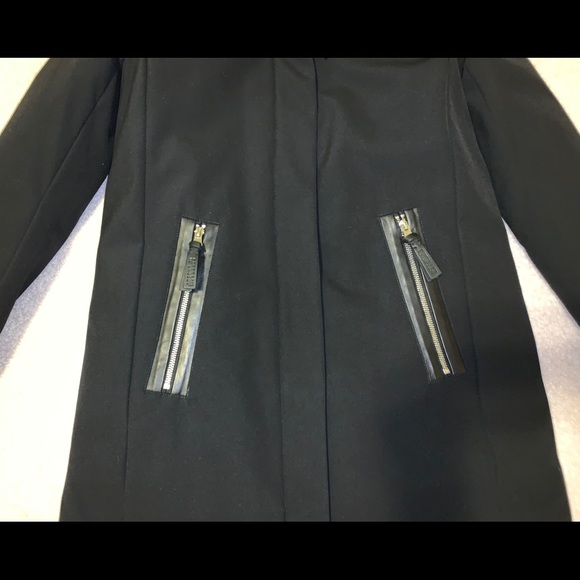 Derek Lam 10 Crosby Black Down Coat - Picture 7 of 12